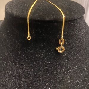 Elegant Gold Chain Earrings